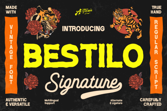 Bestilo Signature Duo: A Premium Display Font for Modern Web Design