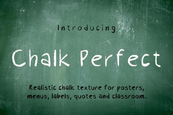 Chalk Perfect: A Hand-Drawn Display Font for Editorial Design