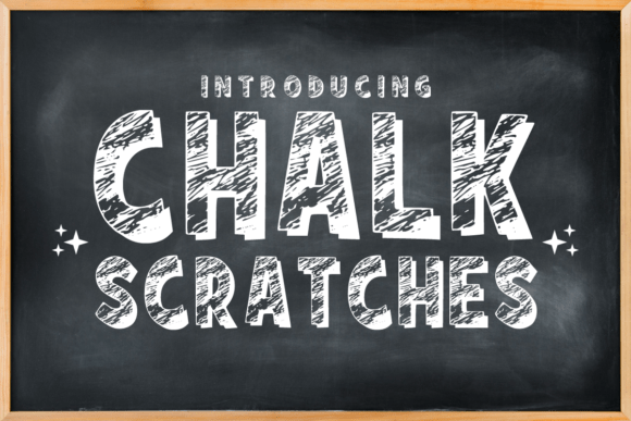Chalk Scratches: A Bold Display Font for Editorial Impact
