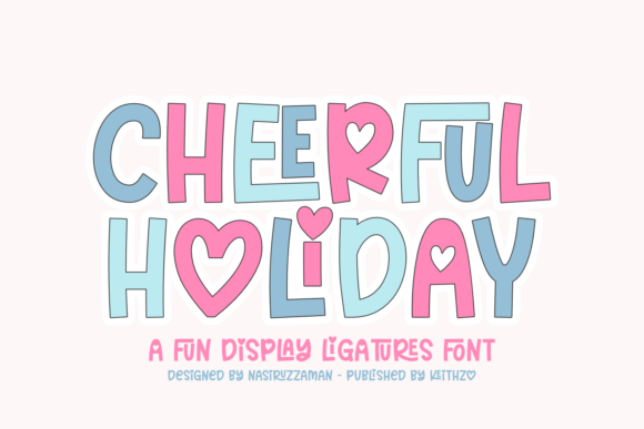 Cheerful Holiday: The Ultimate Display Typeface for Festive Campaigns