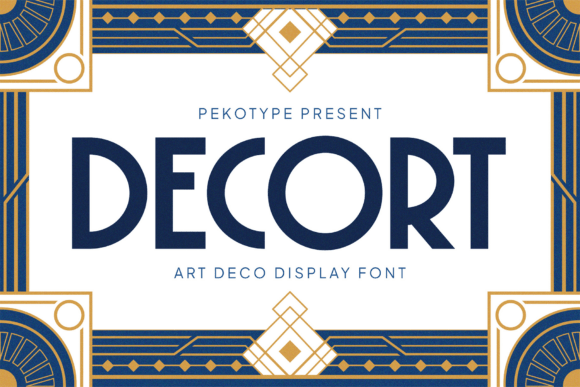 Decort: The Art Deco Display Font for Luxury Web Design