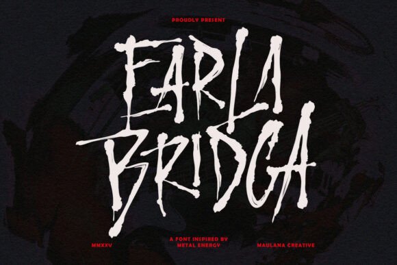 Earla Bridga: The Bold Typeface for High-Energy Brand Identity