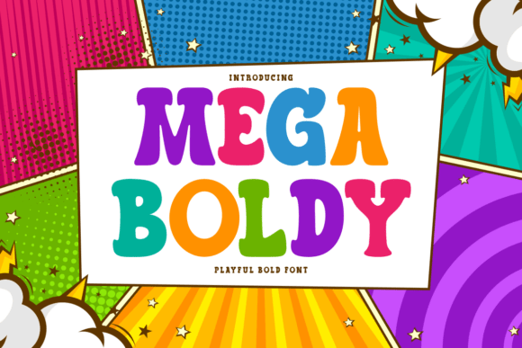 Mega Boldy: The Playful Bold Font for Memorable Brand Identity