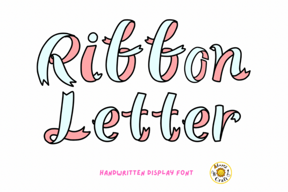 Ribbon Letter: The Whimsical Display Typeface for Creative Makers