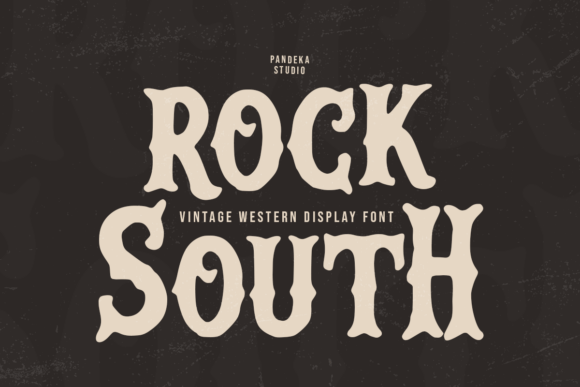 Rock South: The Ultimate Vintage Western Display Font