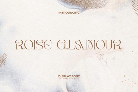 Roise Glamour Typeface for Elevated Brand Identity