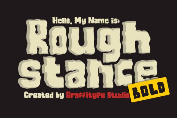 Roughstance Bold: A Powerful Display Typeface for Editorial Design