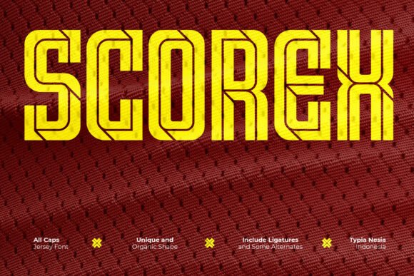 Scorex: The Modern Condensed Sport Logo Font for Bold Branding