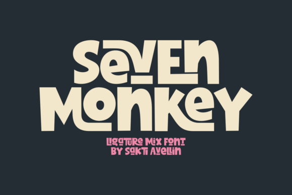 Seven Monkey: A Vivacious Typeface for Modern Editorial Design