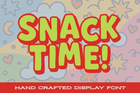 Snack Time: The Bold Display Font for Cheerful Campaigns