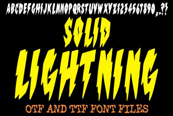 Solid Lightning: The Bold Display Font for High-Energy Campaigns