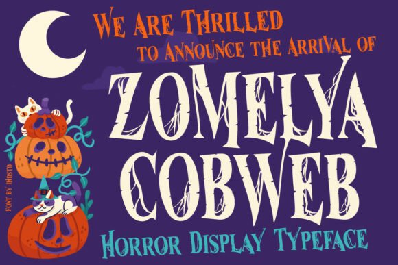 Zomelya Cobweb for Spooky-Themed Digital Branding